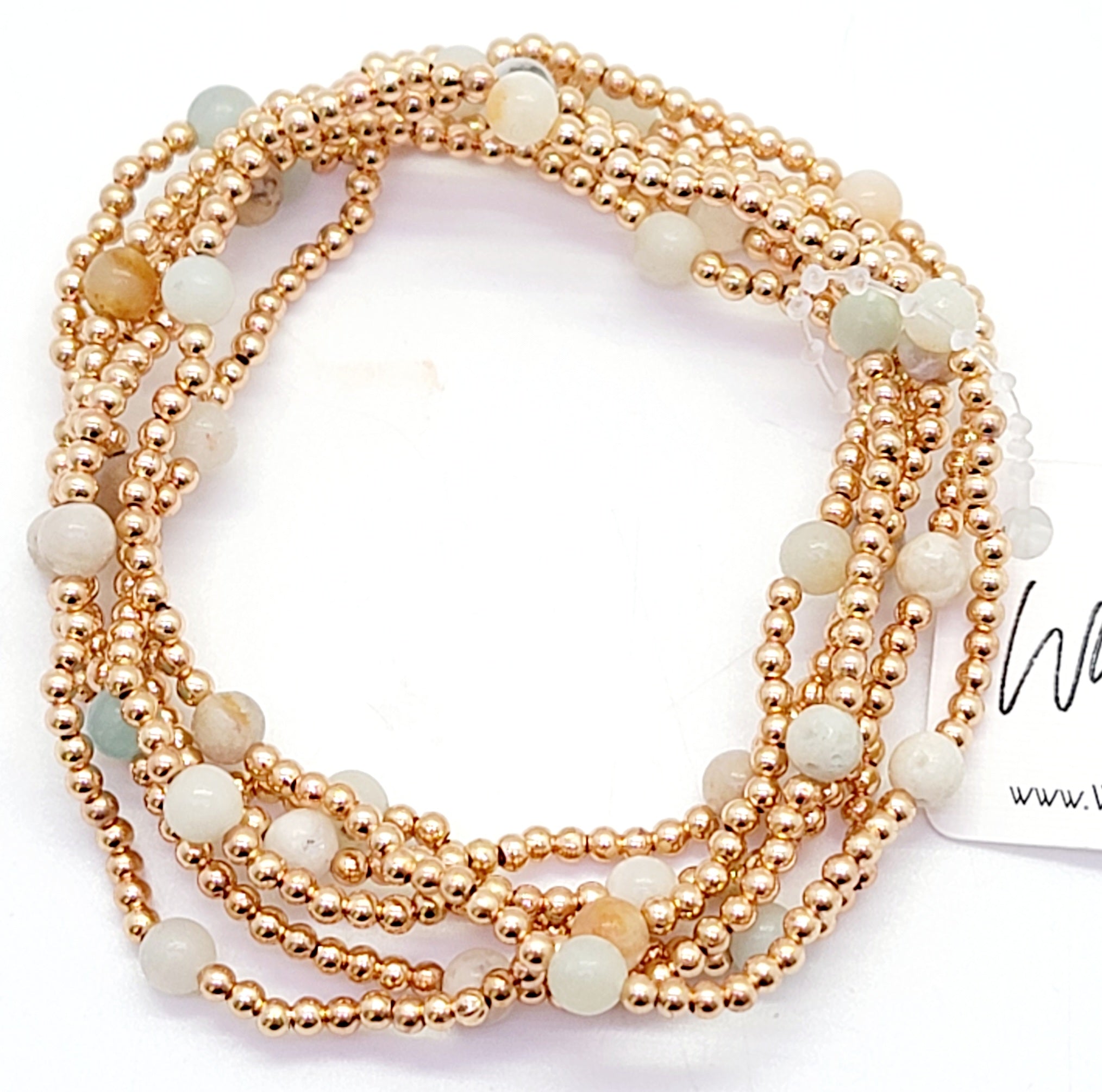 Delicate Gold Bead and Accent Bead Bracelets. *Final Sale*