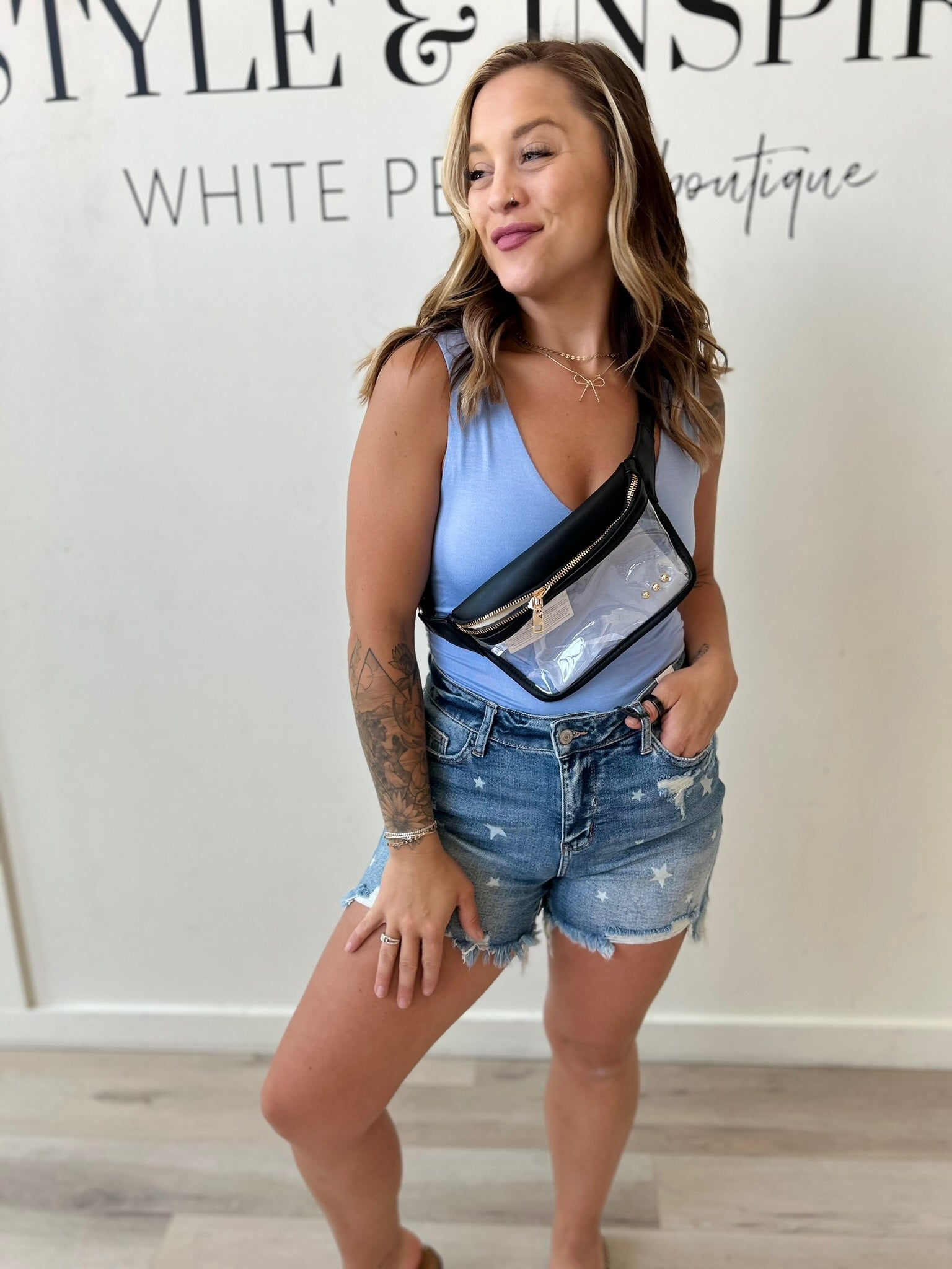 Elodie Double V Side Ruched Bodysuit *FINAL SALE*