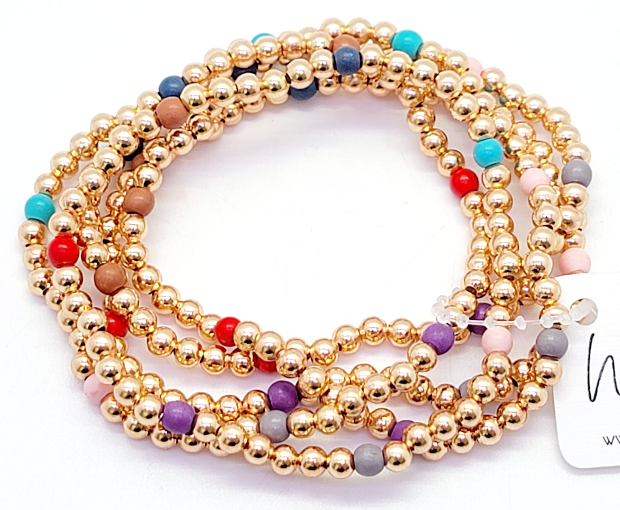 Delicate Gold and Pearl Accent Bracelets