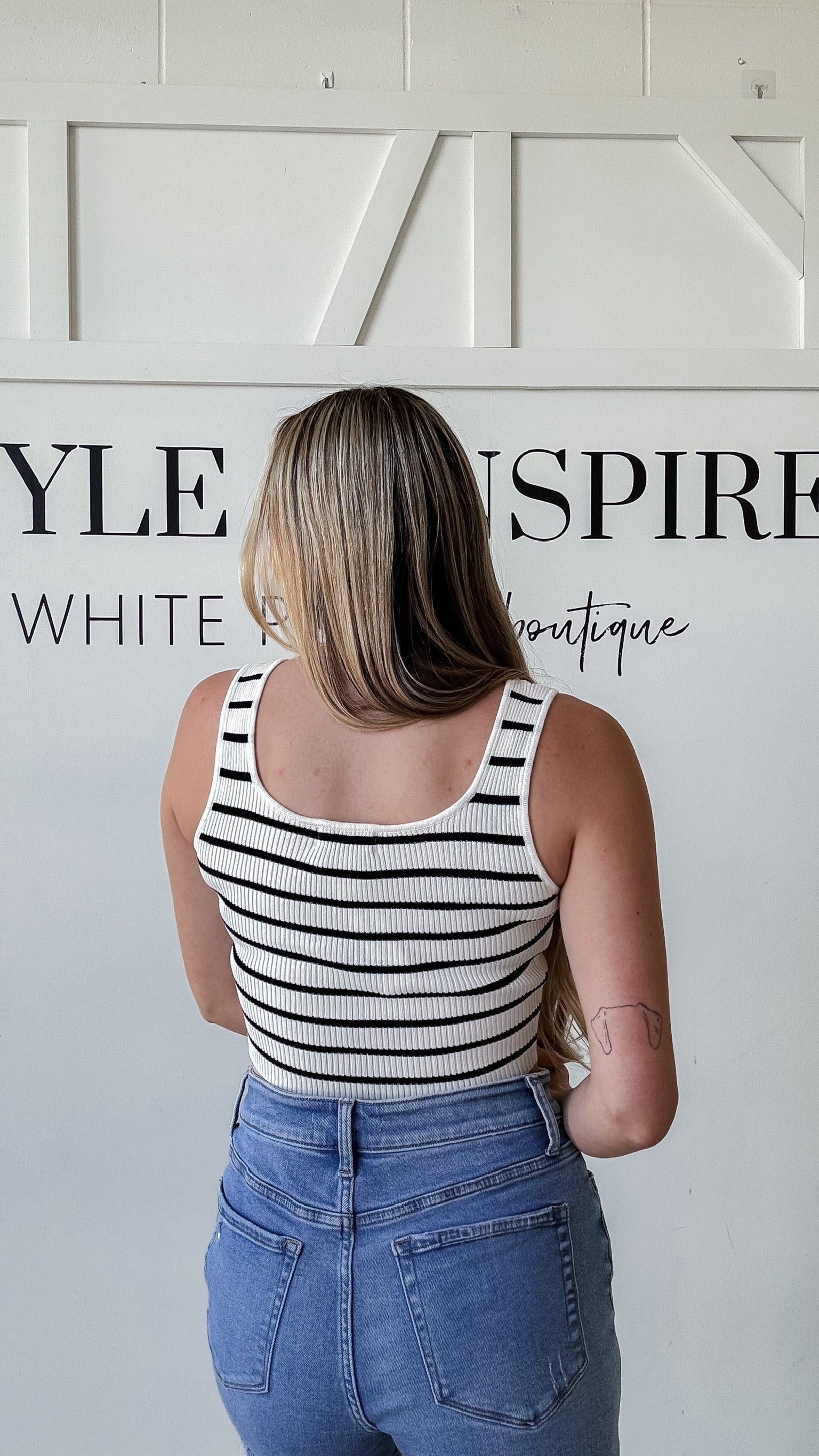 Bellamy Stripe Sweater Tank