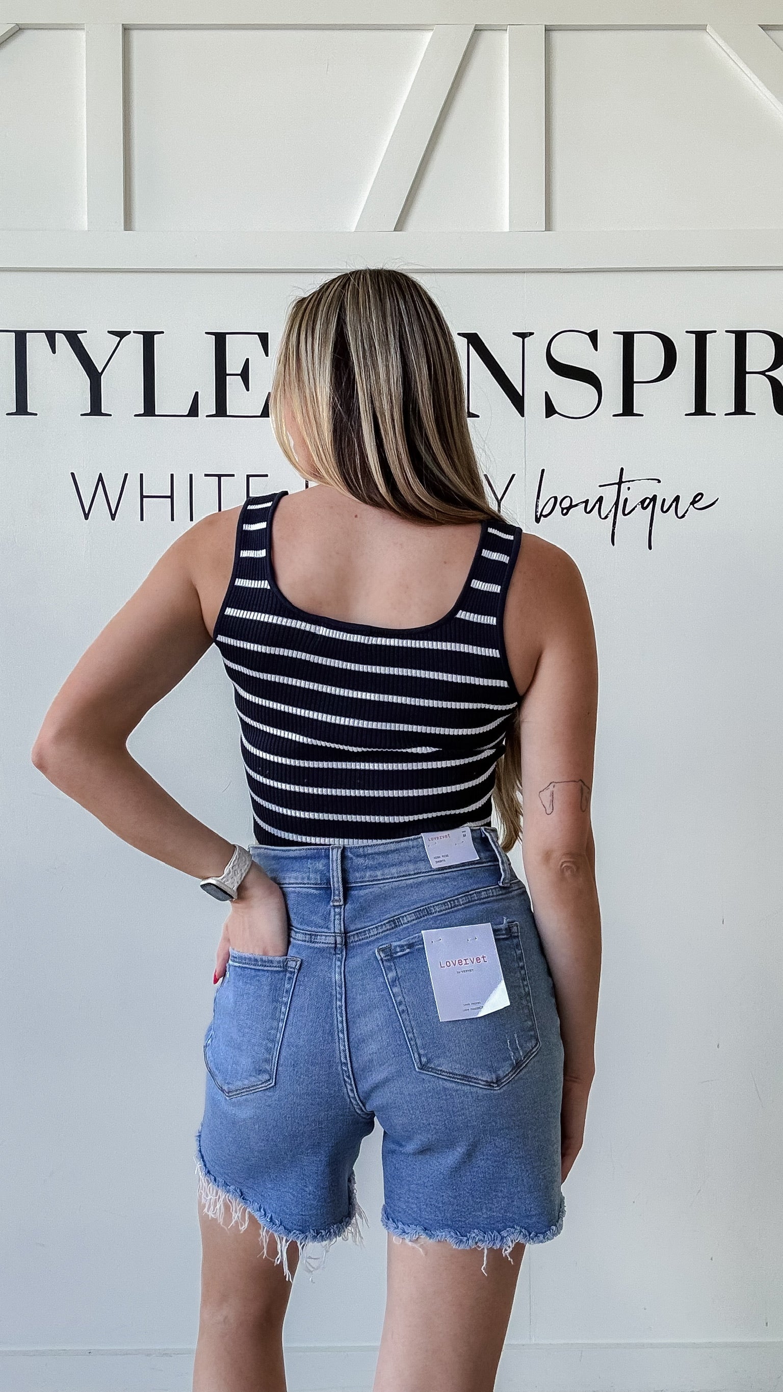 Bellamy Stripe Sweater Tank