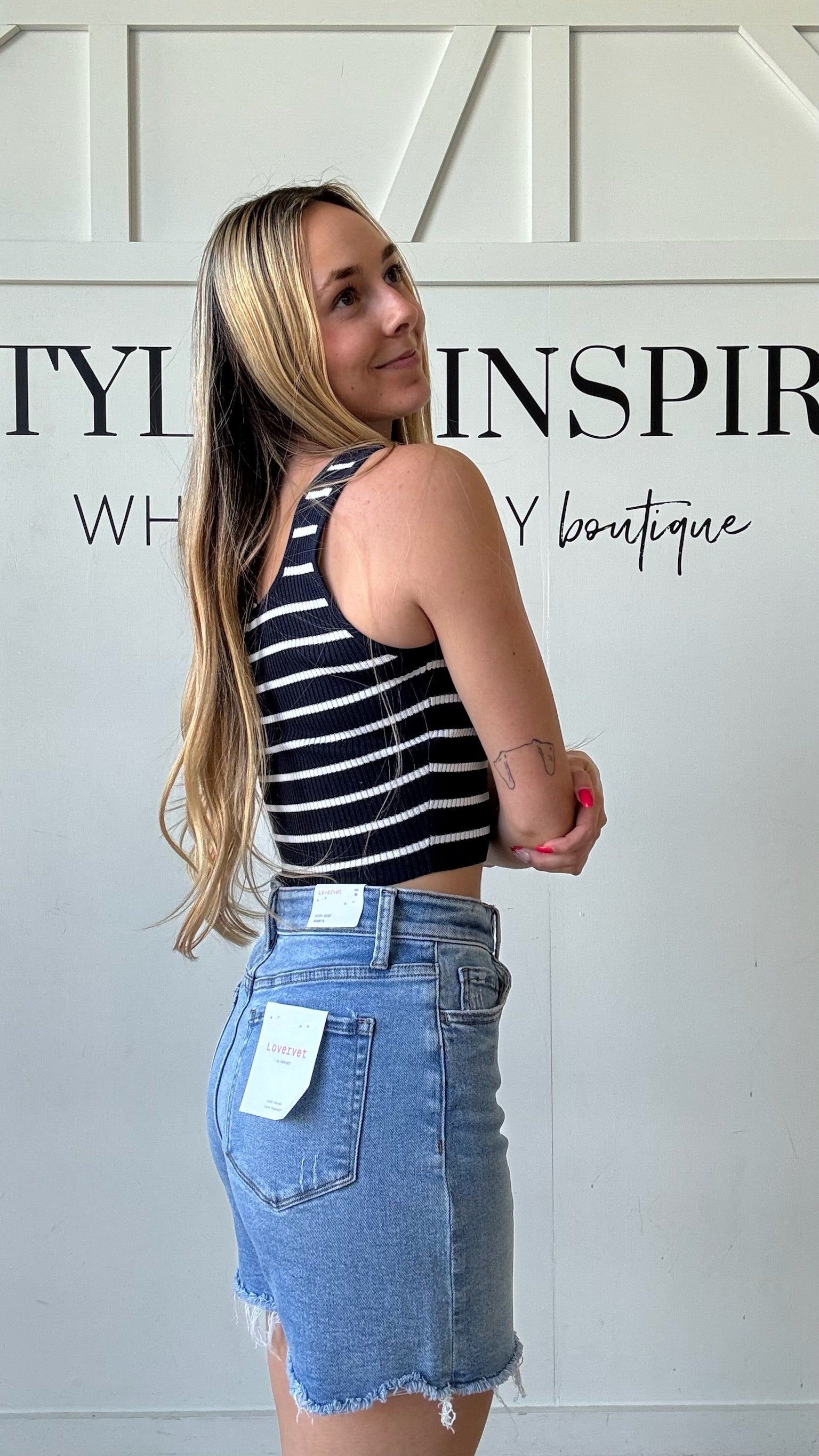 Bellamy Stripe Sweater Tank