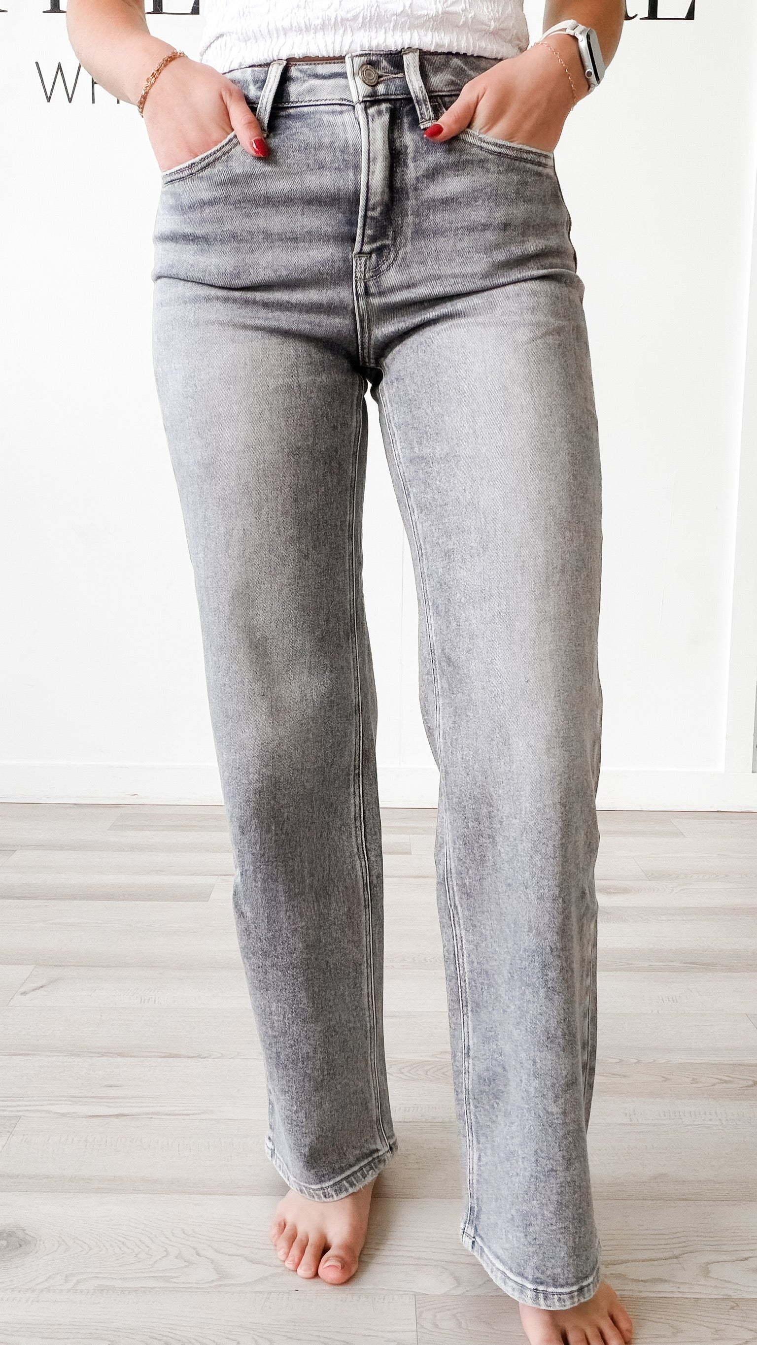 Vervet HR Wide Leg Jeans