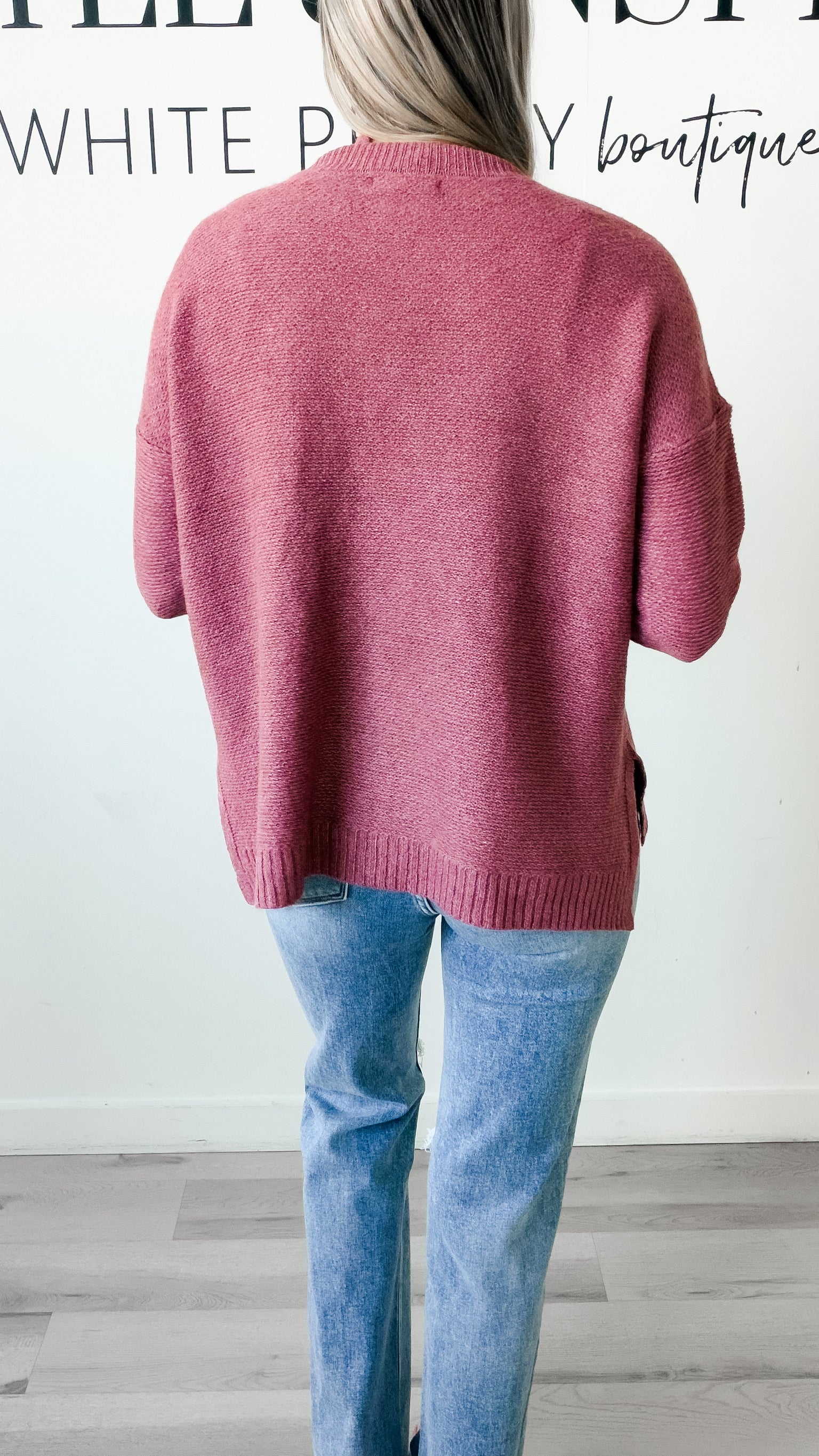 Carrigan Mock Neck Boxy Sweater