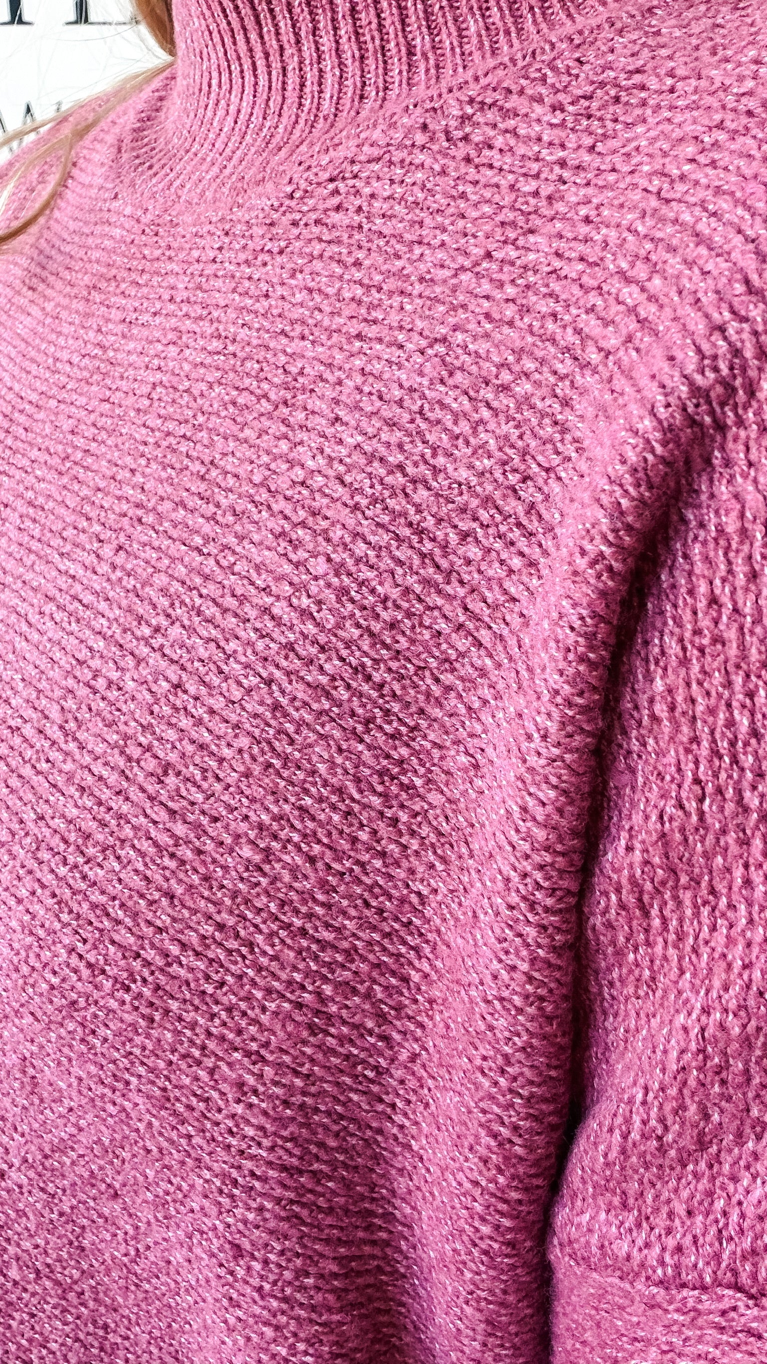 Carrigan Mock Neck Boxy Sweater