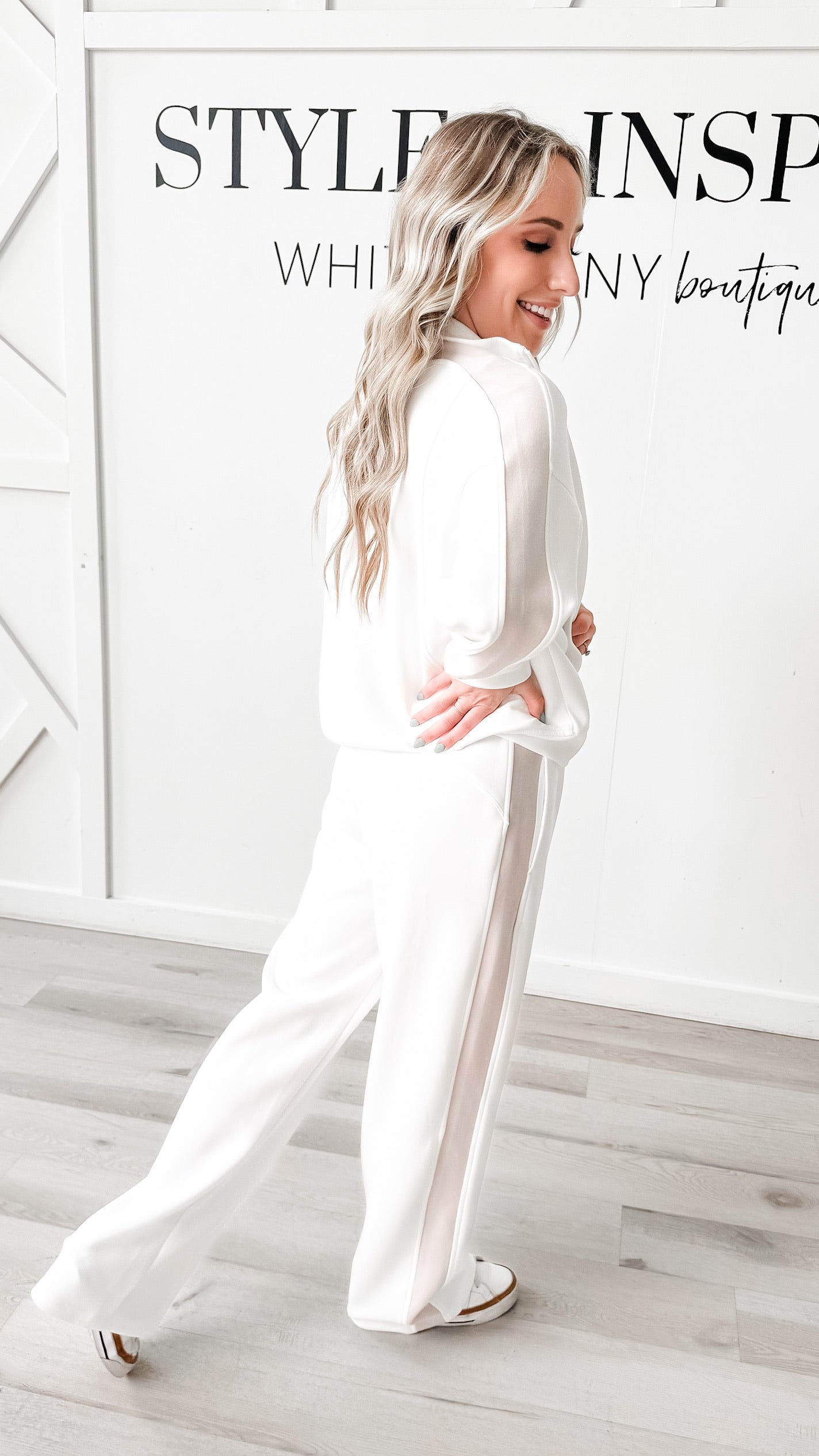Sammie Scuba Contrast Stripe Joggers