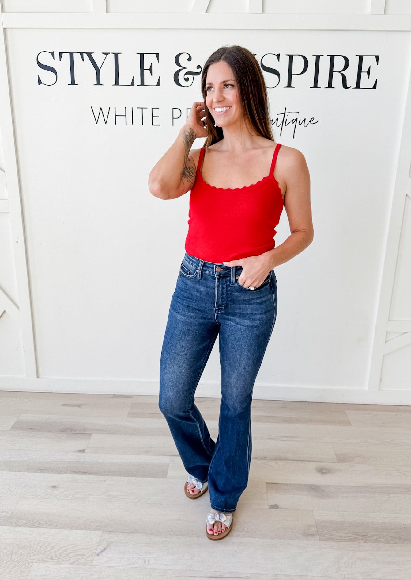 Judy Blue HW Tummy Control Bootcut Jeans