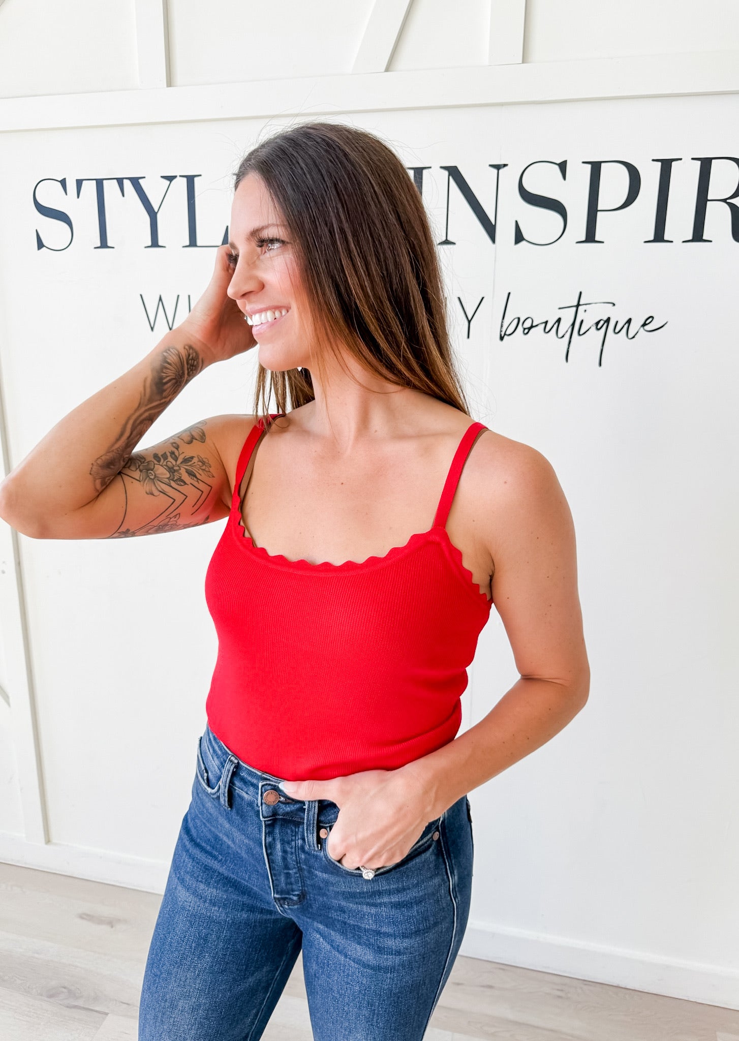 Devon Scalloped Cami