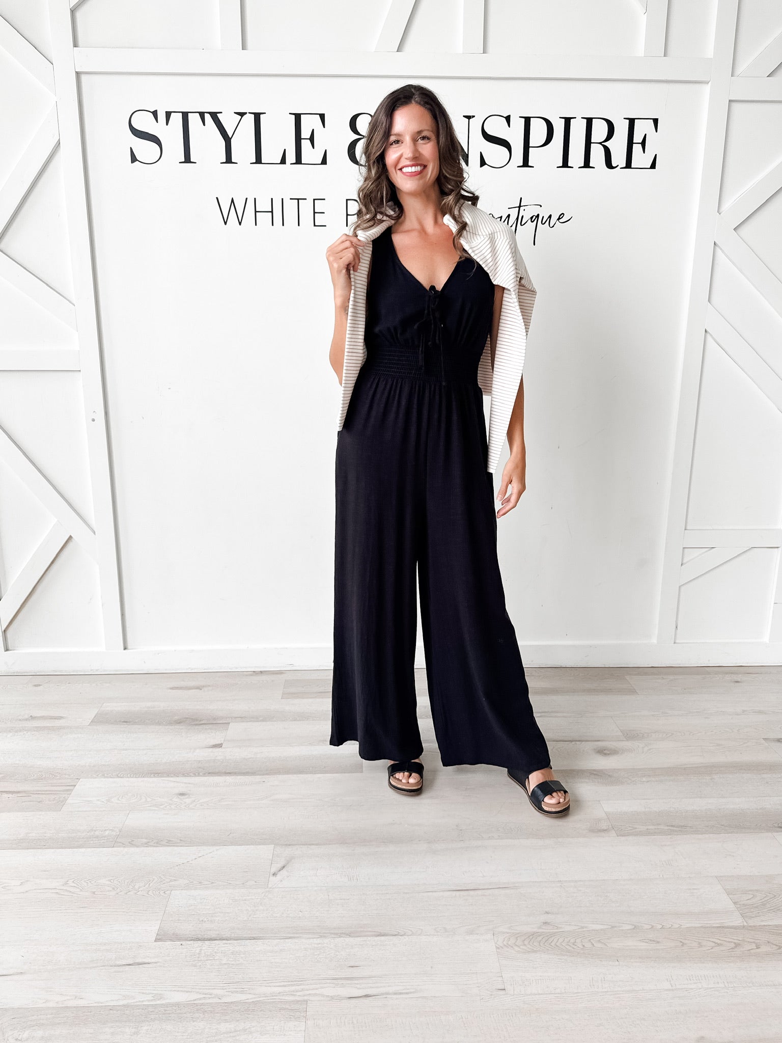 Lindsay Front Tie Jumpsuit