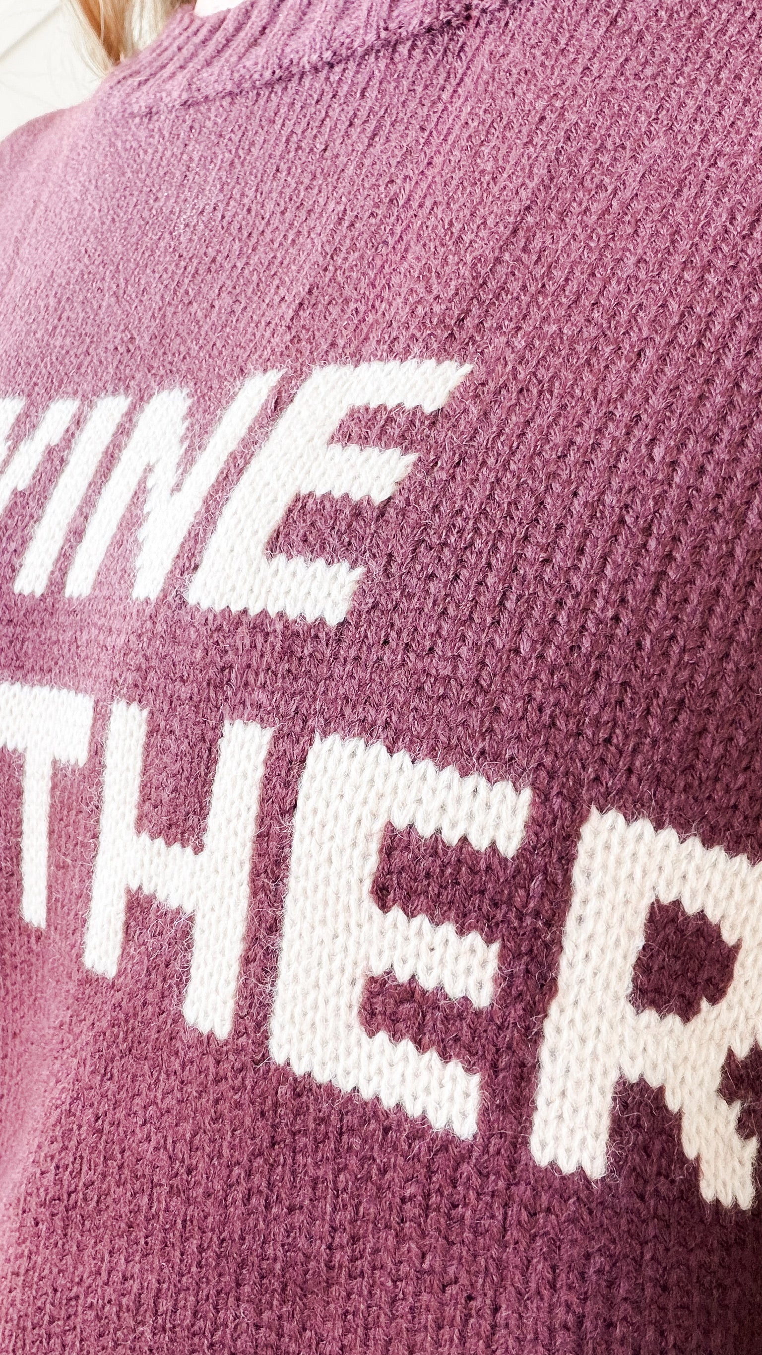 Wine Weather Sweater