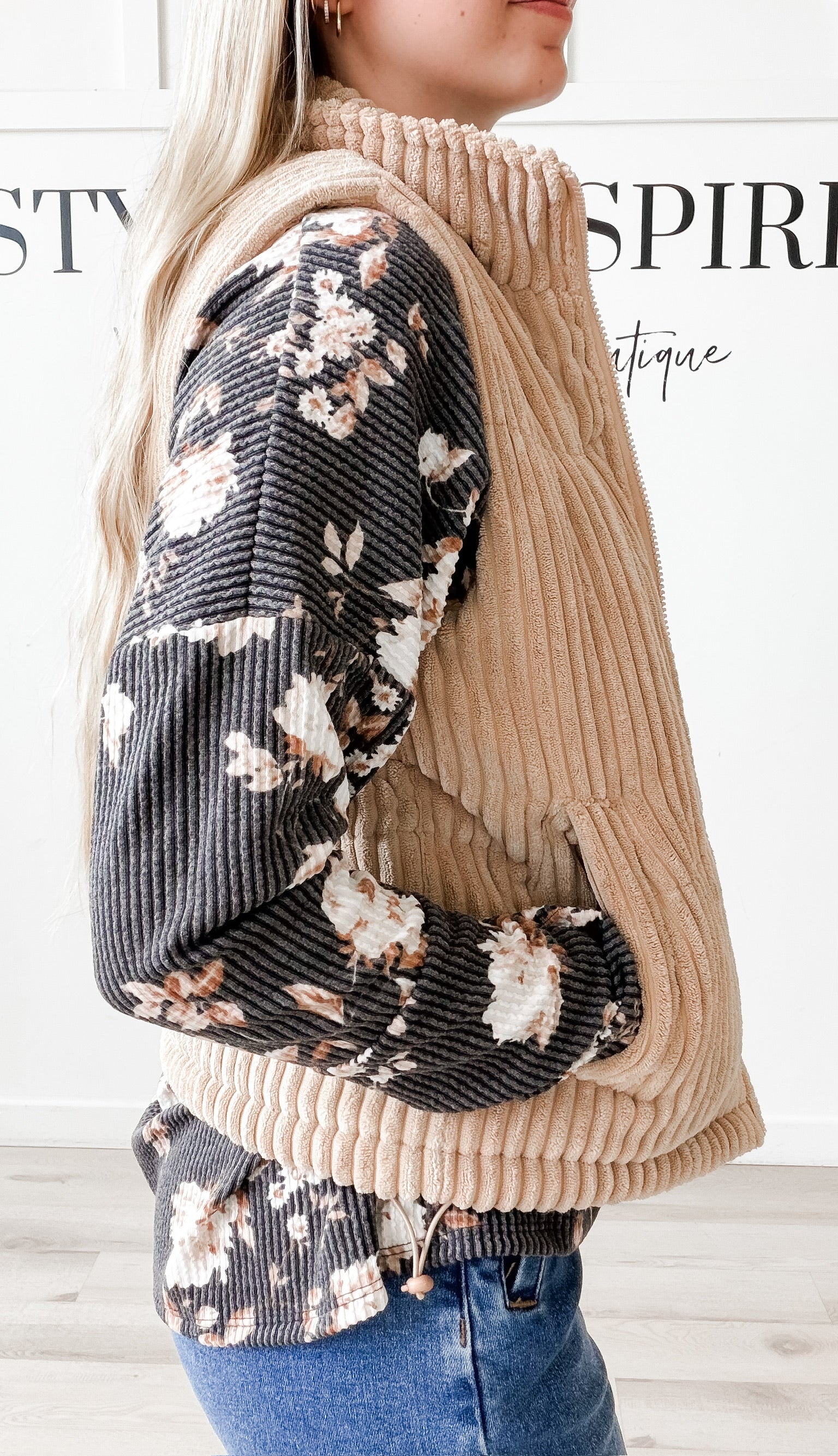 Miranda Wide Wale Corduroy Vest