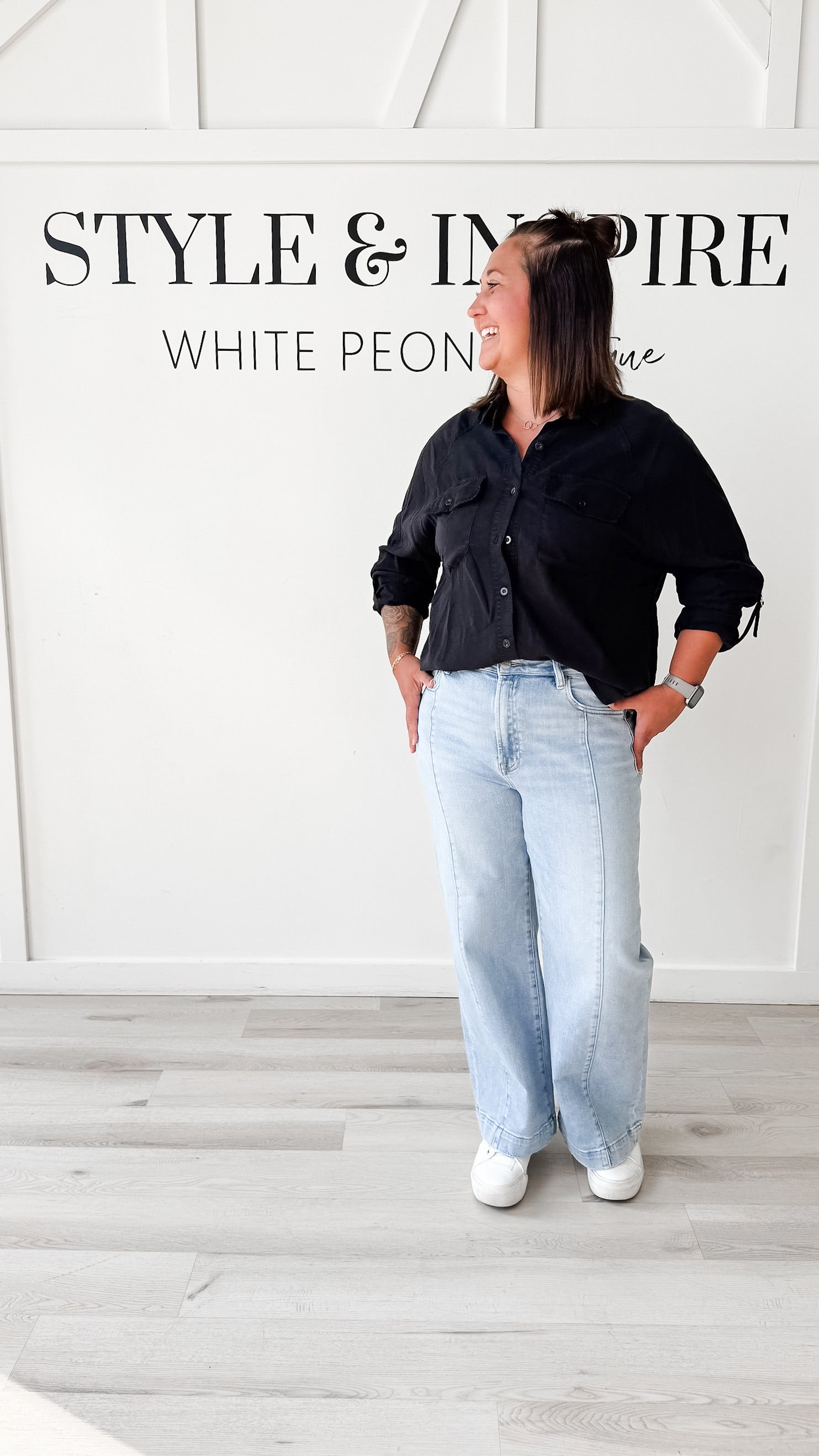 Sofia Oversized Tencel Shirt