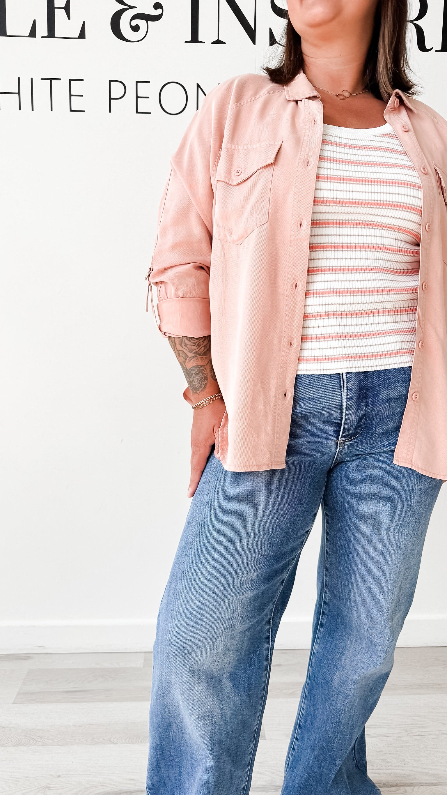 Sofia Oversized Tencel Shirt
