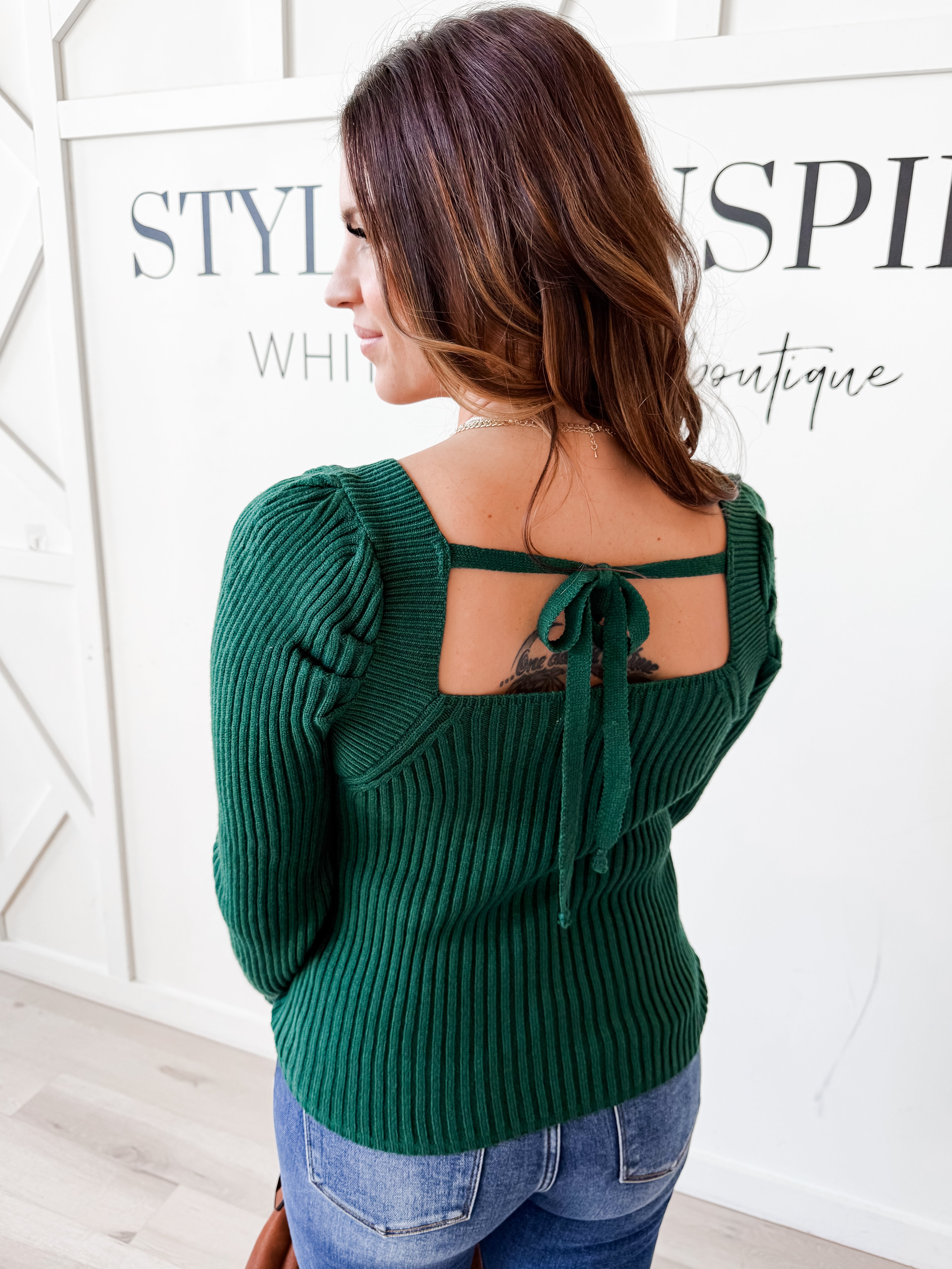 Monica Cable Knit Fitted Sweater. *Final Sale*