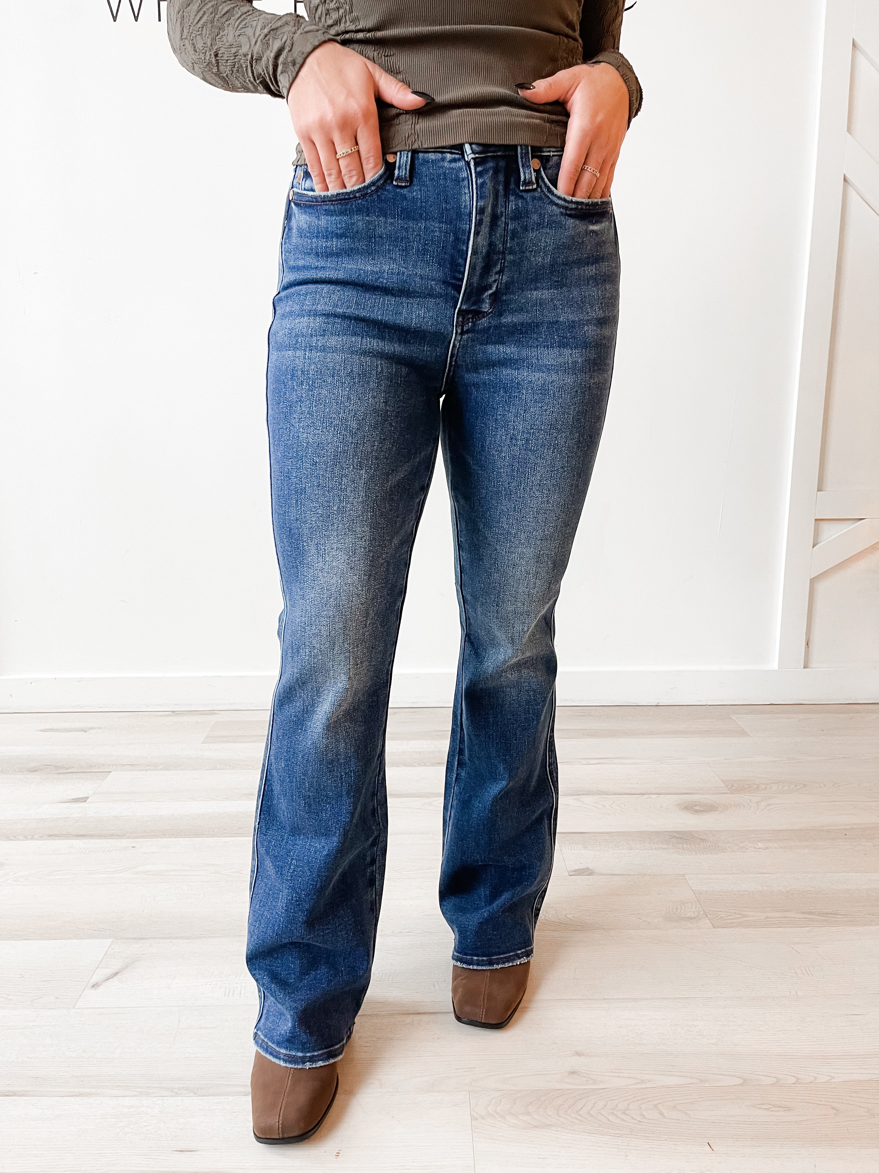 Judy Blue HW Tummy Control Bootcut Jeans