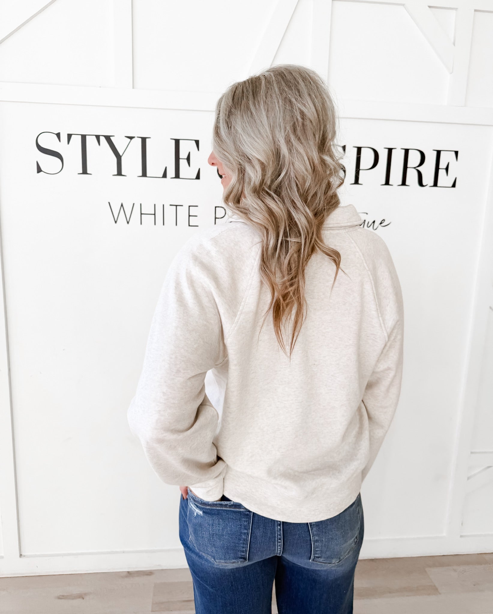 Priscilla Half Button Top