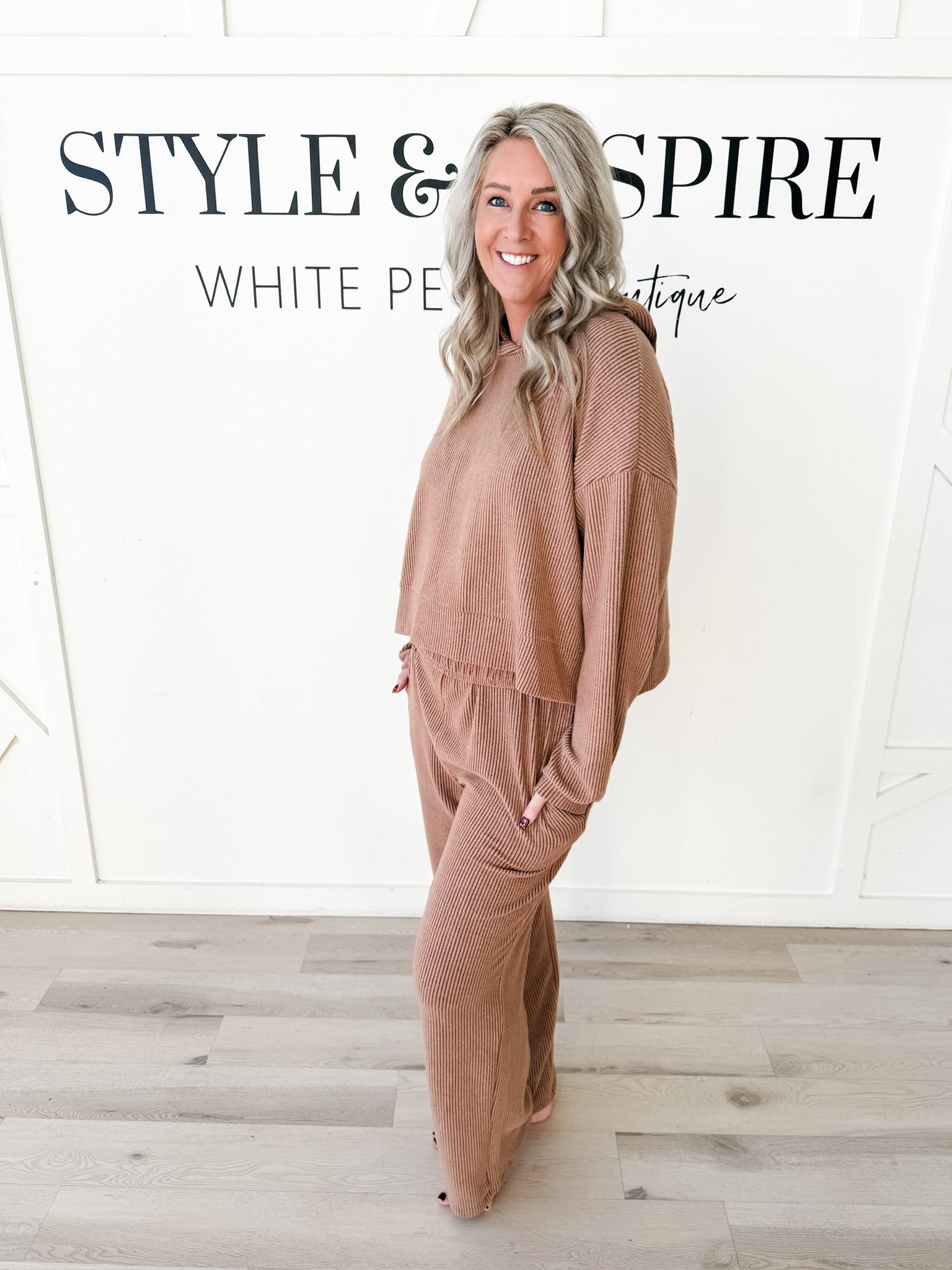 Michaela Brushed Rib Pants