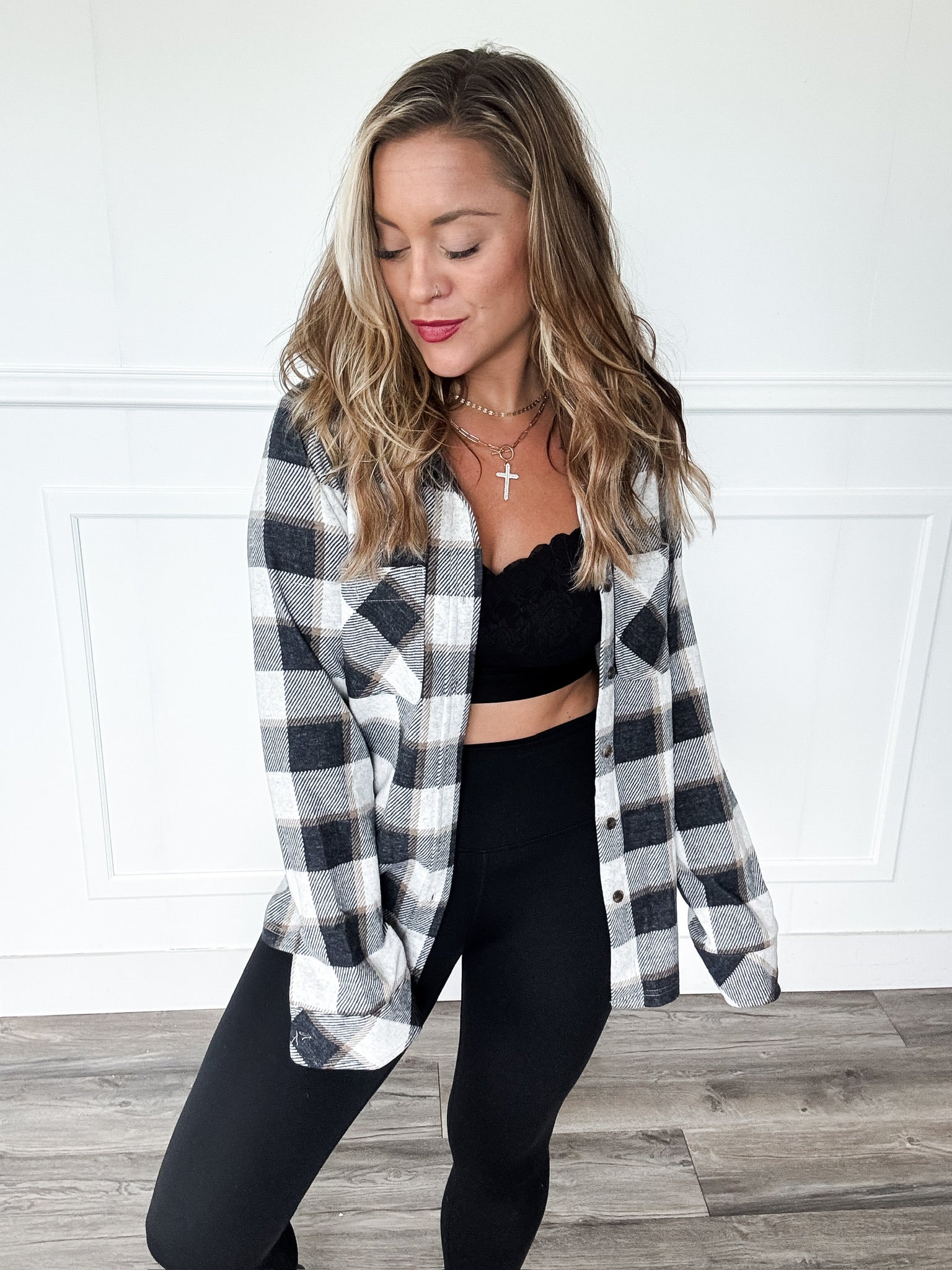 Maddy Brushed Plaid Shirt