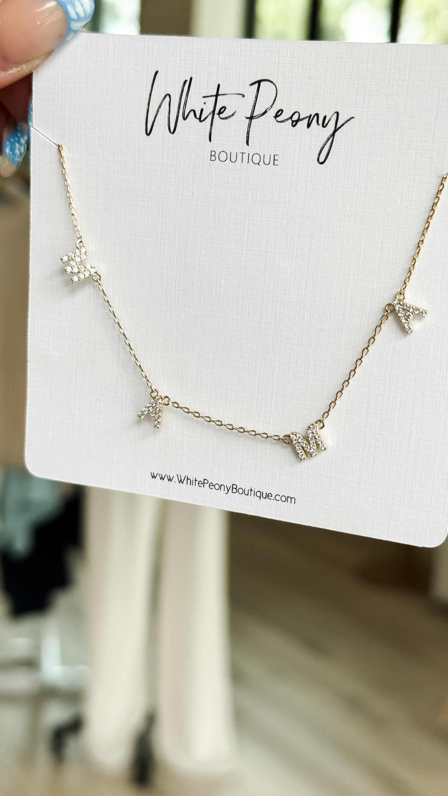 MAMA Gem Necklace