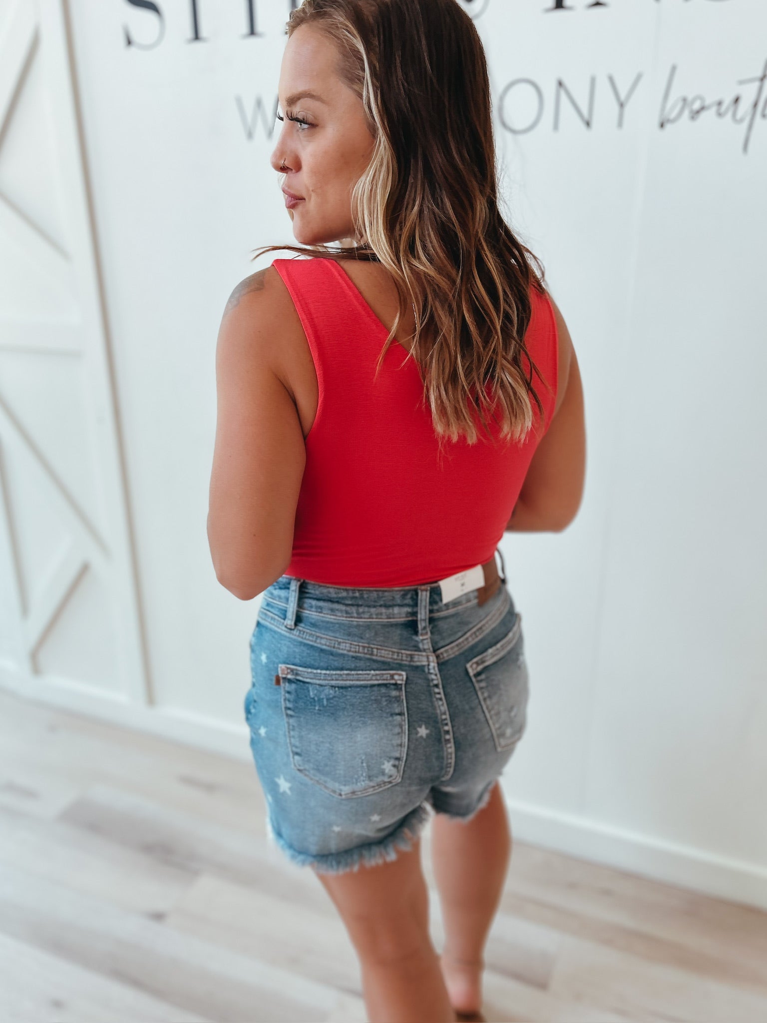 Elodie Double V Side Ruched Bodysuit *FINAL SALE*