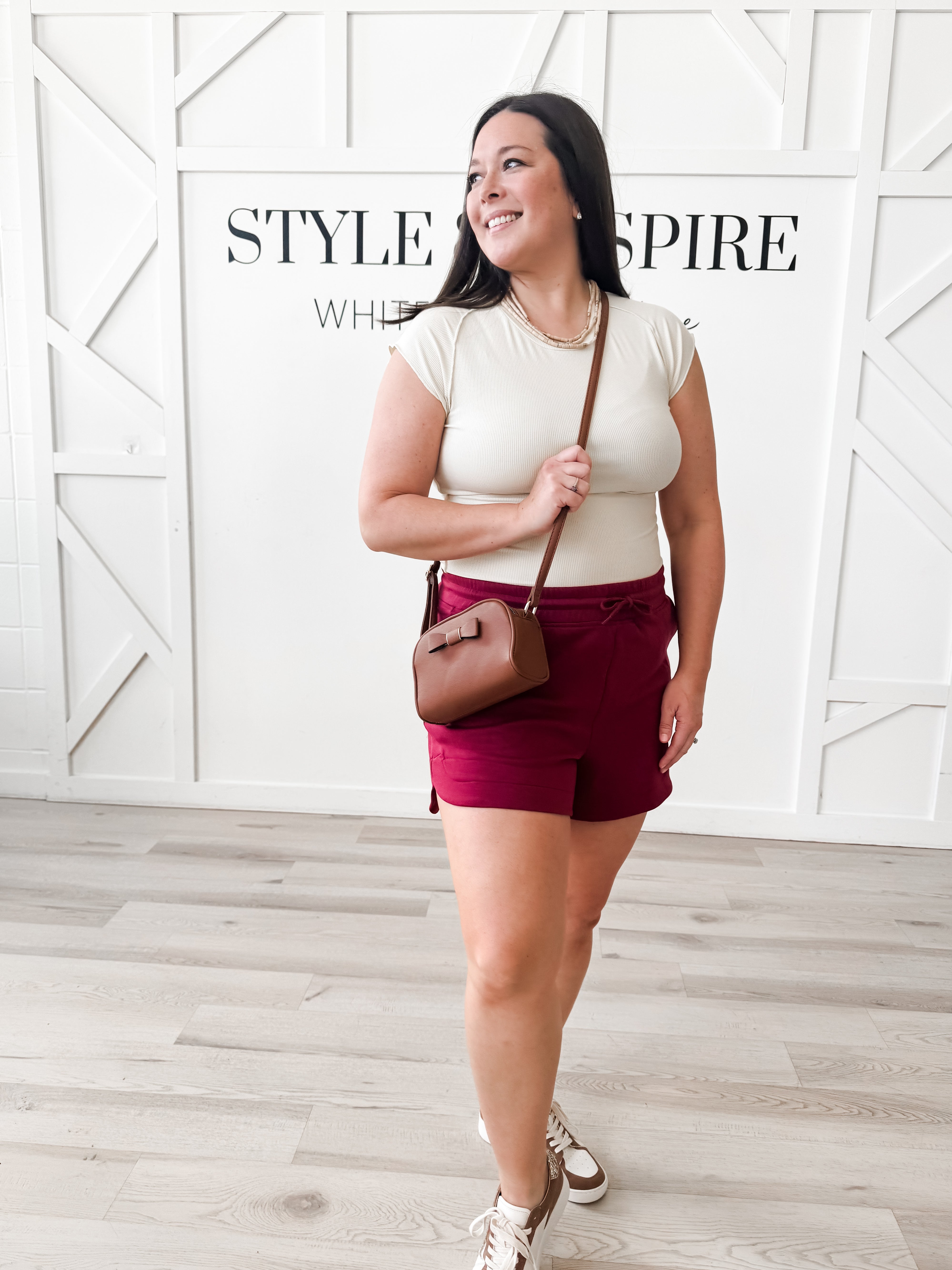 Bowtie Zipper Crossbody Bag. *Final Sale*