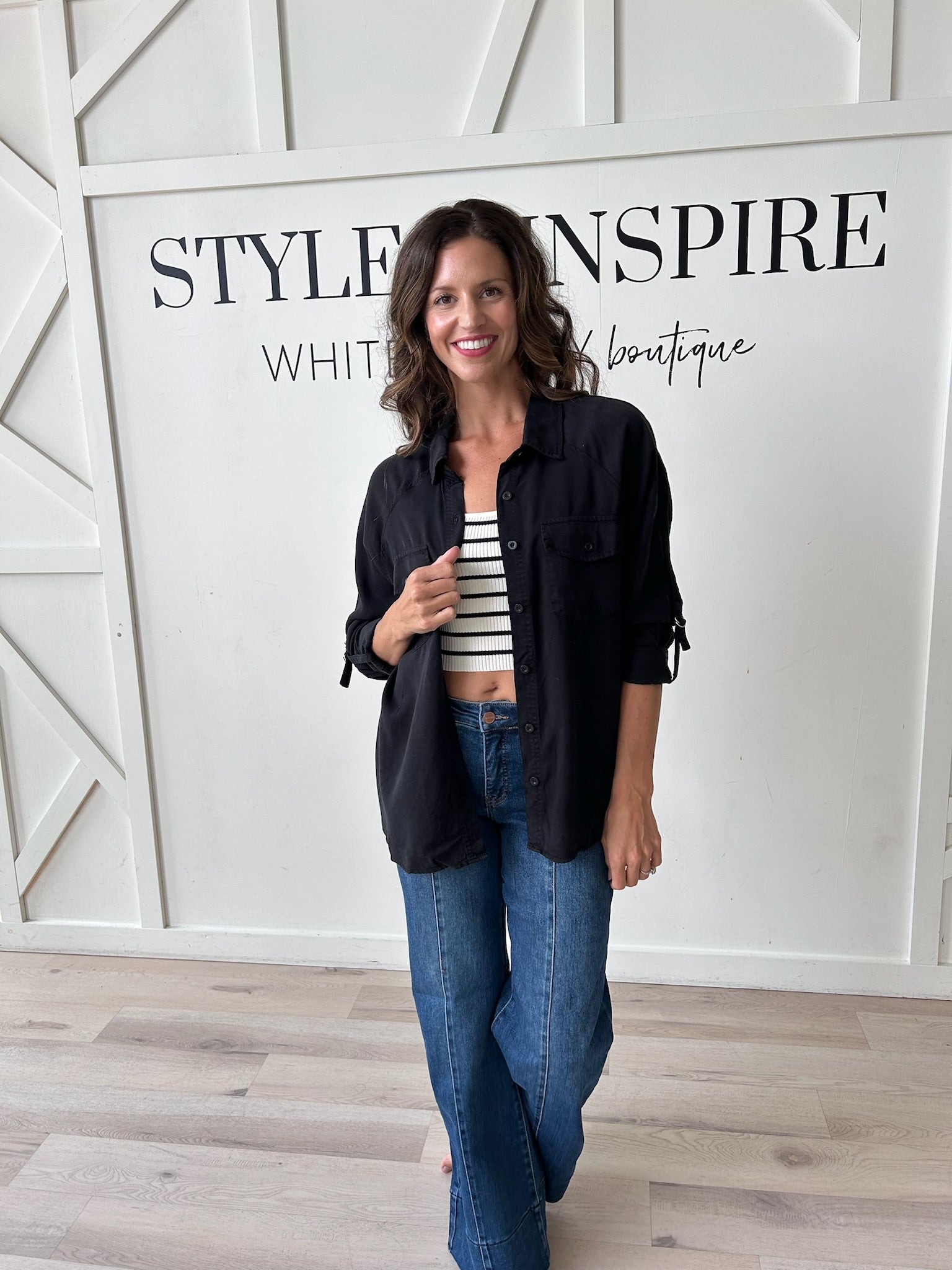Sofia Oversized Tencel Shirt