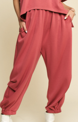 Rhoda Banded Hem Semi-Harem Pant