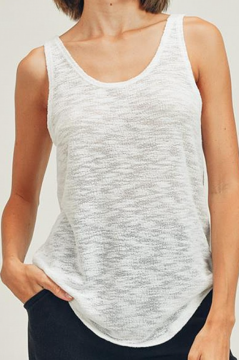 Jenny Hacci Slub Tank Top *FINAL SALE*